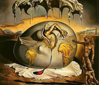 "Enfant g&eacute;opolitique observant la naissance de l'homme nouveau" (1934), par Salvador Dal&iacute;