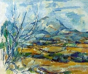 La montagne Sainte Victoire, par Paul C&eacute;zanne