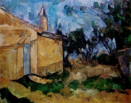 Le cabanon de Jourdan, par Paul C&eacute;zanne