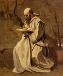 Le moine, par Camille Corot