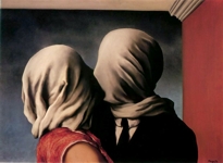 Les amants, par Ren&eacute; Magritte