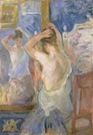 Devant la psych&eacute;, par Berthe Morisot