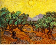 Champs d'oliviers, par Vincent van Gogh